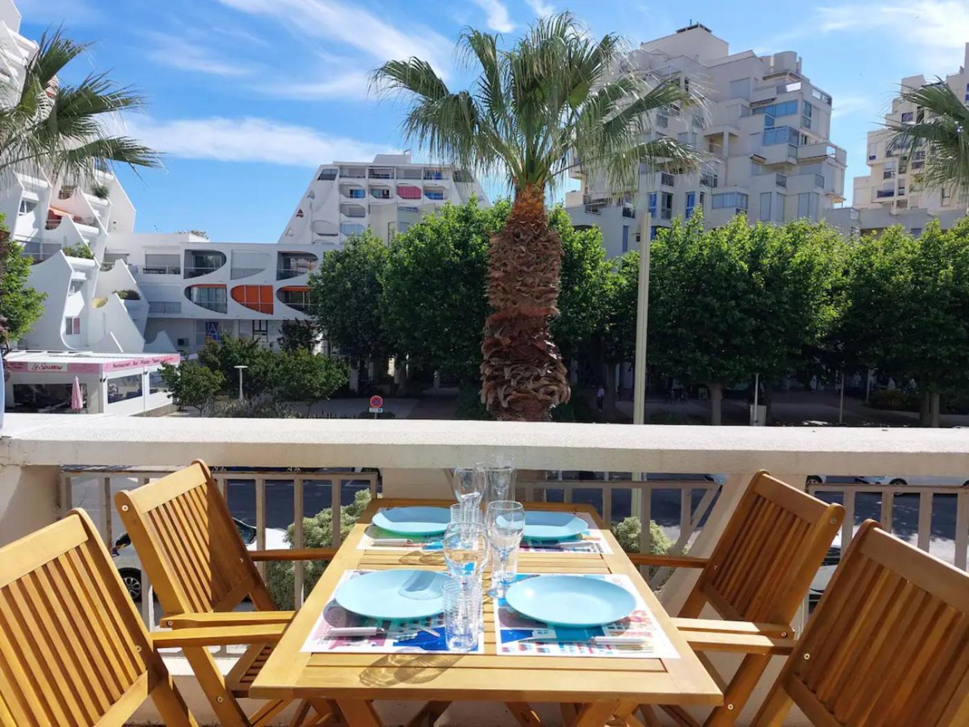 Le Tikal Studio 4 Pers, Centre-Ville Port, Clim La Grande Motte Dış mekan fotoğraf